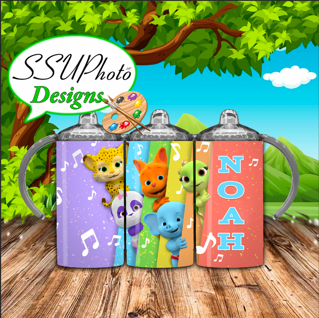 WordParty 12oz Sippy Cup "Personalized"