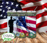 America Digital Design 20 OZ Skinny Tumbler