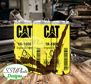 Gearhead1 20 OZ Skinny  collection Digital Design