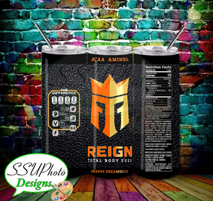 Reign Energy Drink (4) Skinny TumblerD Digital Design