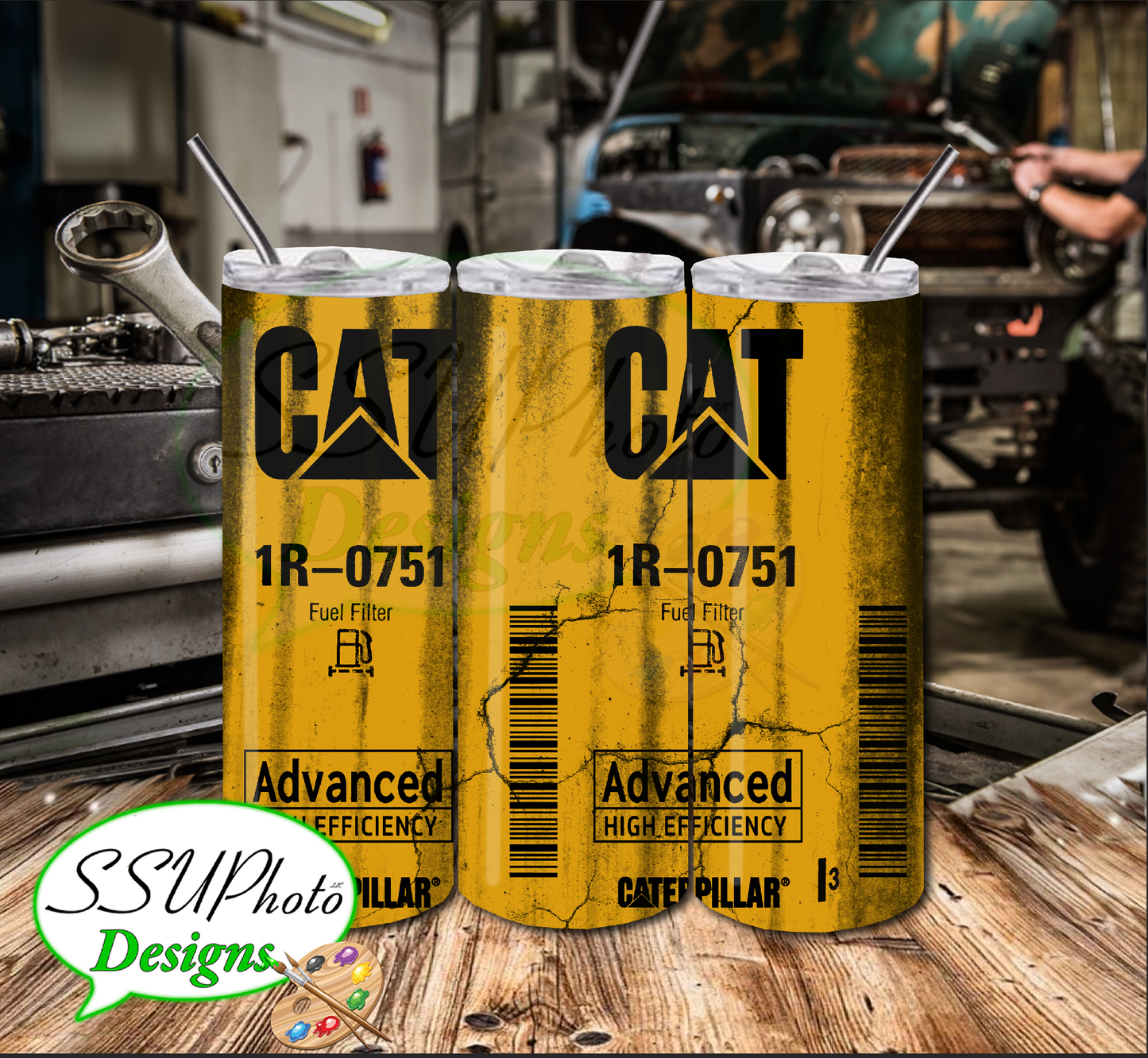 Gearhead1 20 OZ Skinny  collection Digital Design