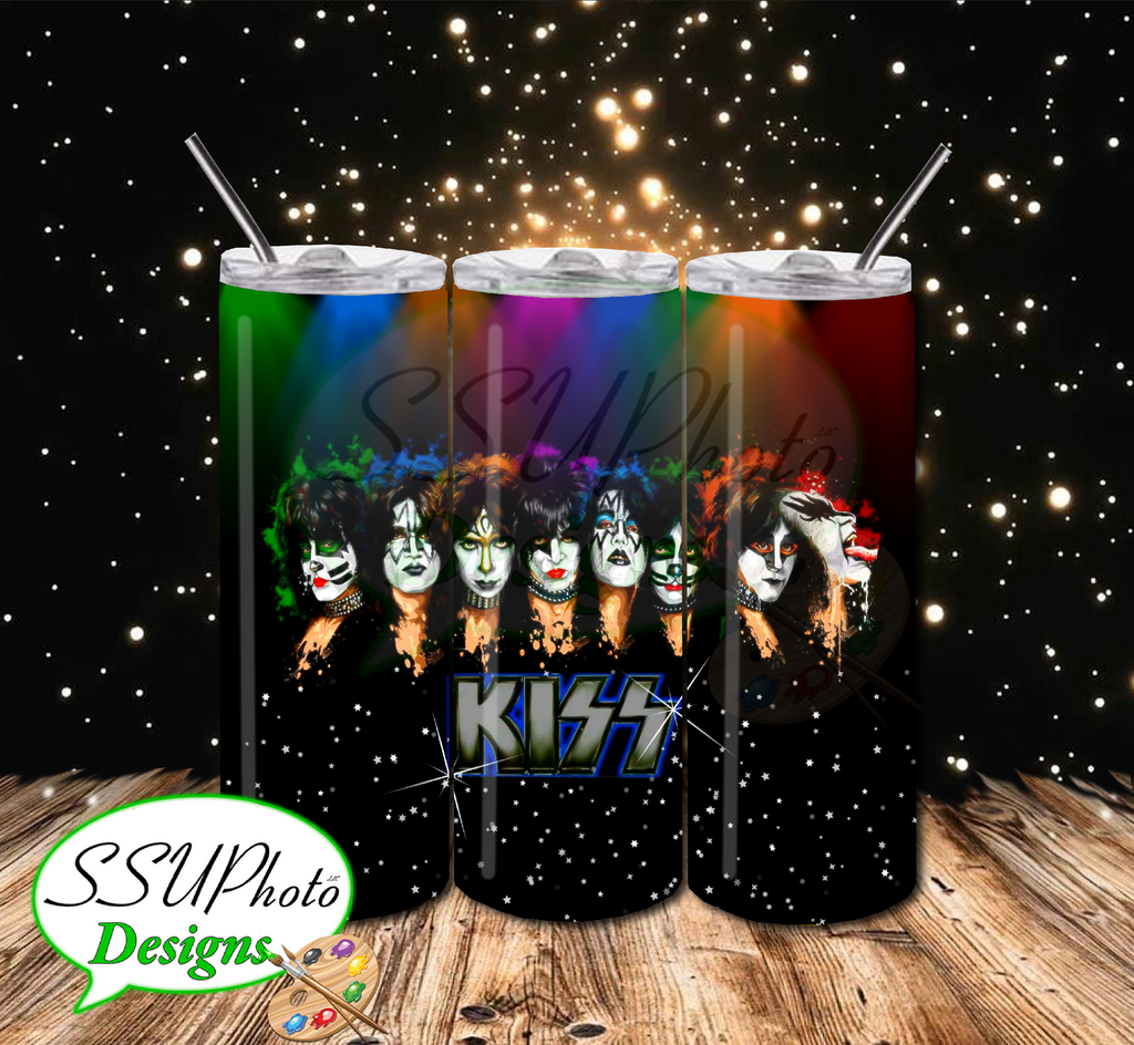 Rock N Roll (3) Skinny TumblerD Digital Design