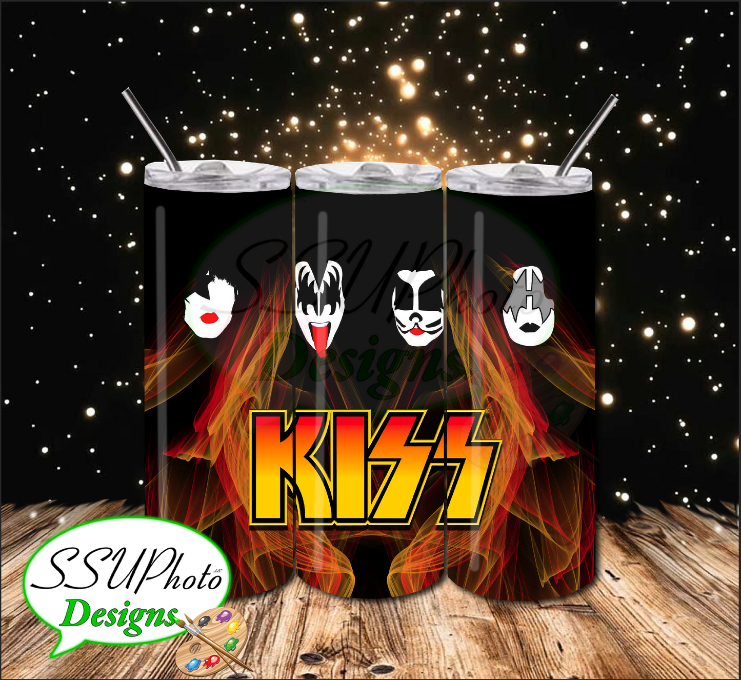 Rock N Roll (3) Skinny TumblerD Digital Design