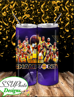 LA lakers 2020 20 OZ Skinny Tumblerstraight  Digital Design