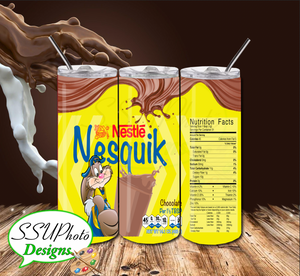 Nquick 20 OZ Skinny Tumbler straight  Digital Design