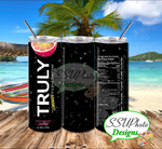 Truly 20 OZ Skinny Tumbler straight  Digital Design