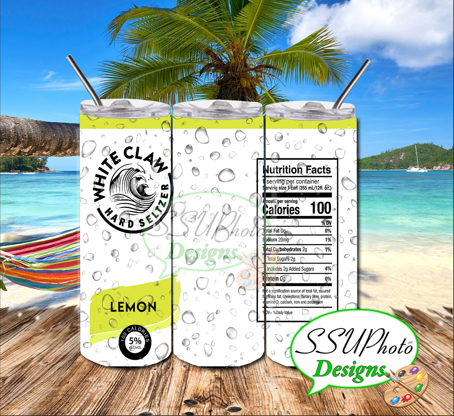 W Claw  Seltzer Collection Tumbler Straight