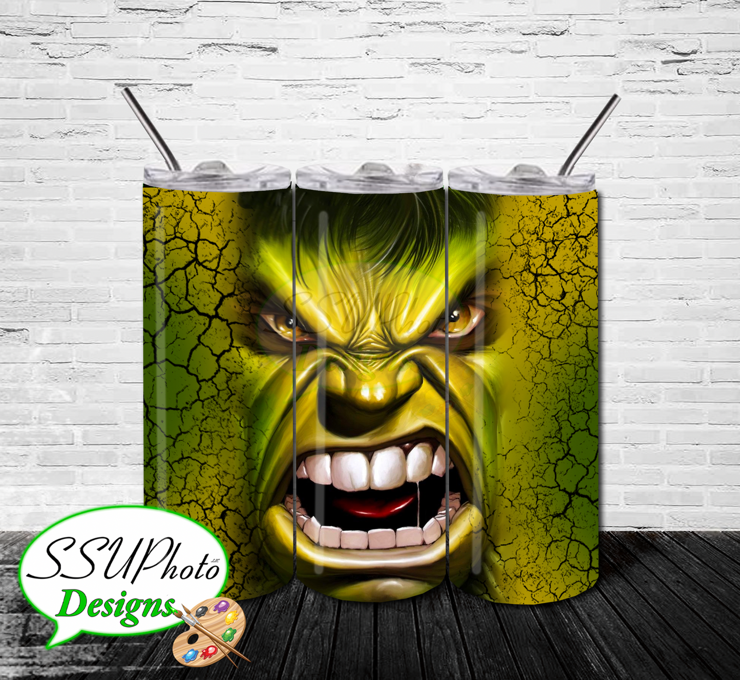 Hulk Digital Design 20 OZ Skinny Tumbler
