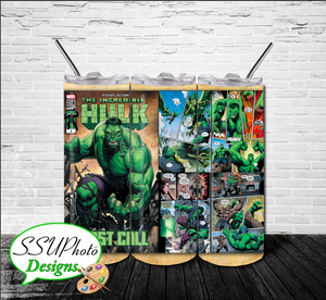 Hulk Digital Design 20 OZ Skinny Tumbler
