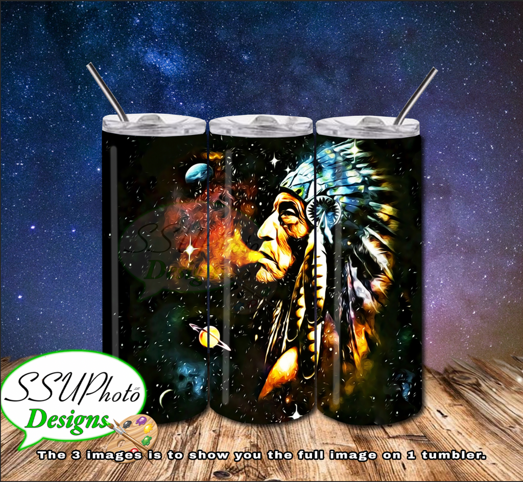 Indigenous Collection 20 OZ Skinny TumblerD Digital Design