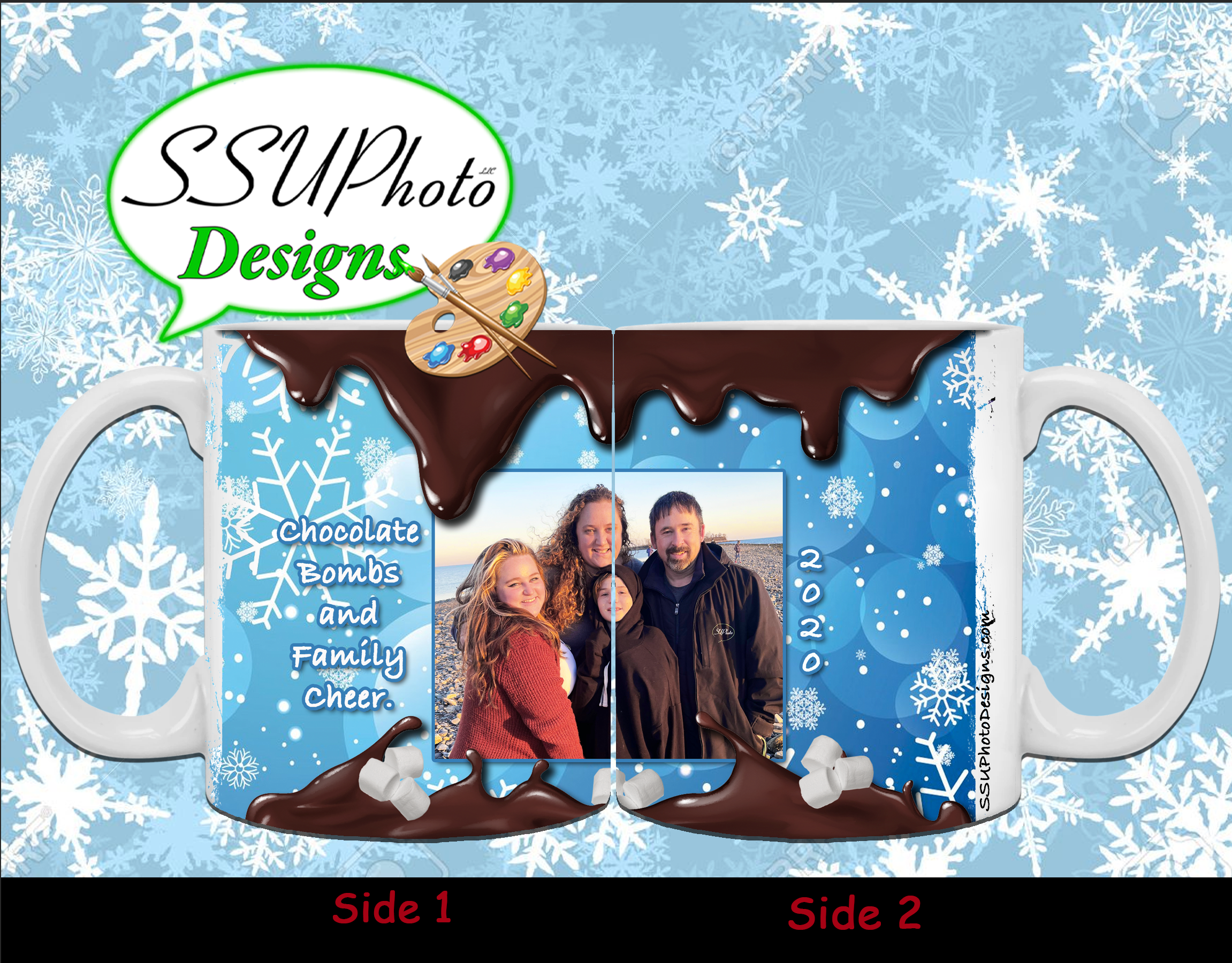 Personalized 15 Oz Hot Cocoa Bomb Mugs