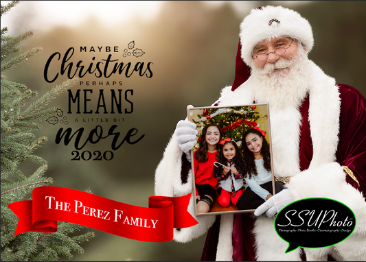 Holiday Cards photos with Santa