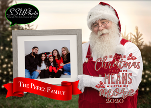 Holiday Cards photos with Santa