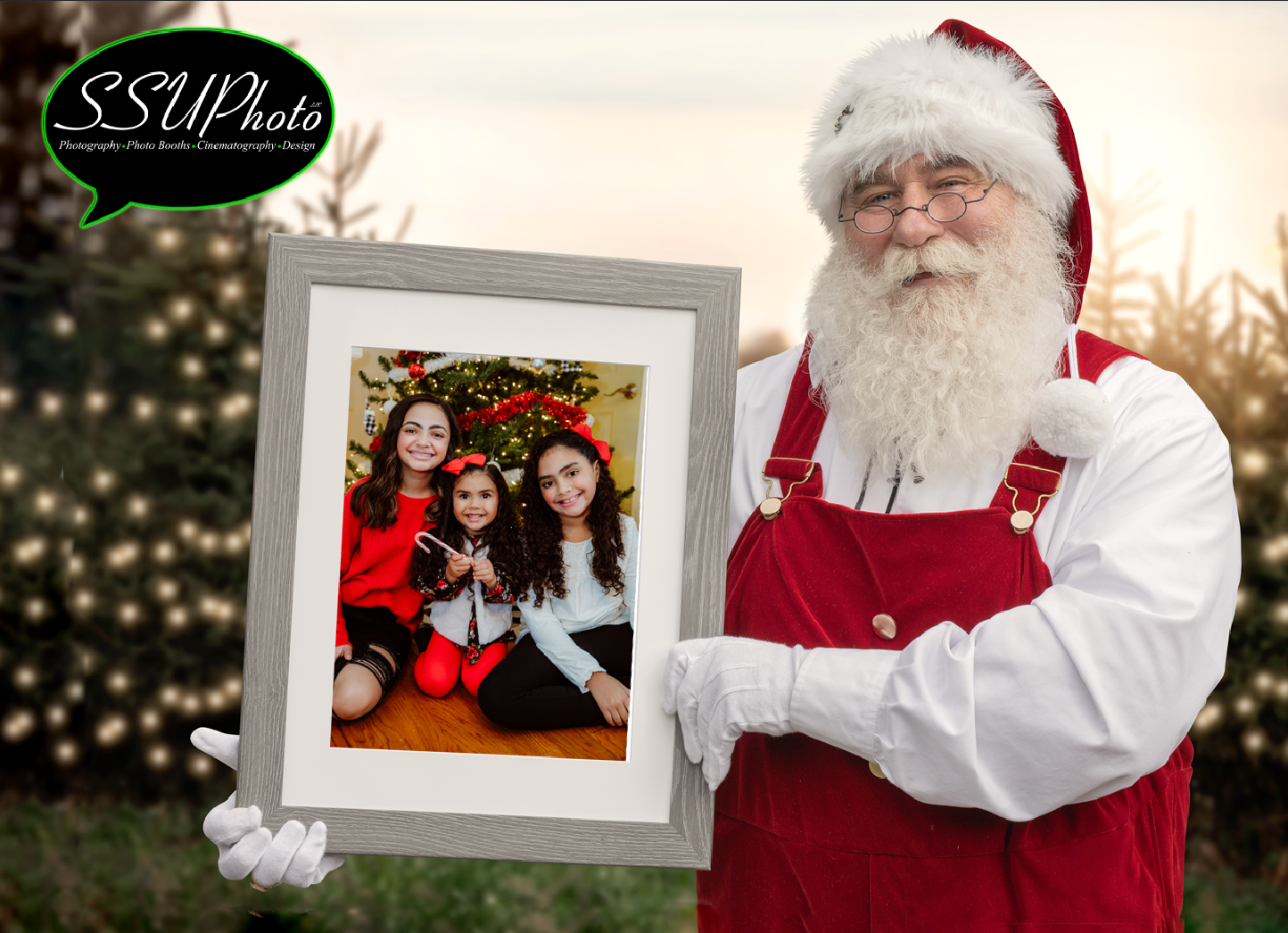 Prints only* Virtual Photos with Santa
