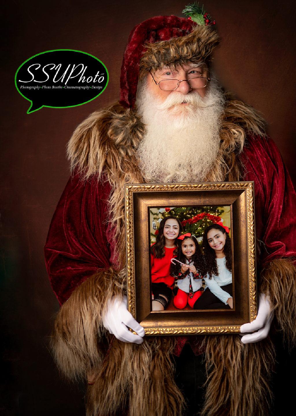 Prints only* Virtual Photos with Santa