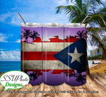 Puerto Rico Collection 1 20 OZ Skinny TumblerD Digital Design