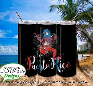 Puerto Rico Frog Tumbler