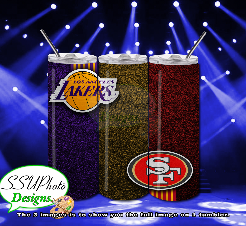 Laker49ers 20 OZ Skinny TumblerD Digital Design