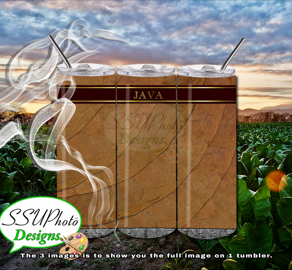 Cigar 20 OZ Skinny TumblerD Digital Design