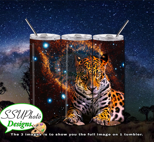 Eye Of The Tiger 20 OZ Skinny TumblerD Digital Design
