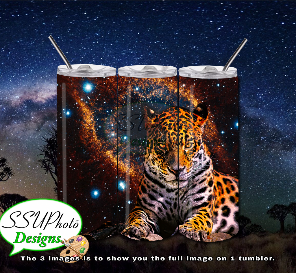 Eye Of The Tiger 20 OZ Skinny TumblerD Digital Design