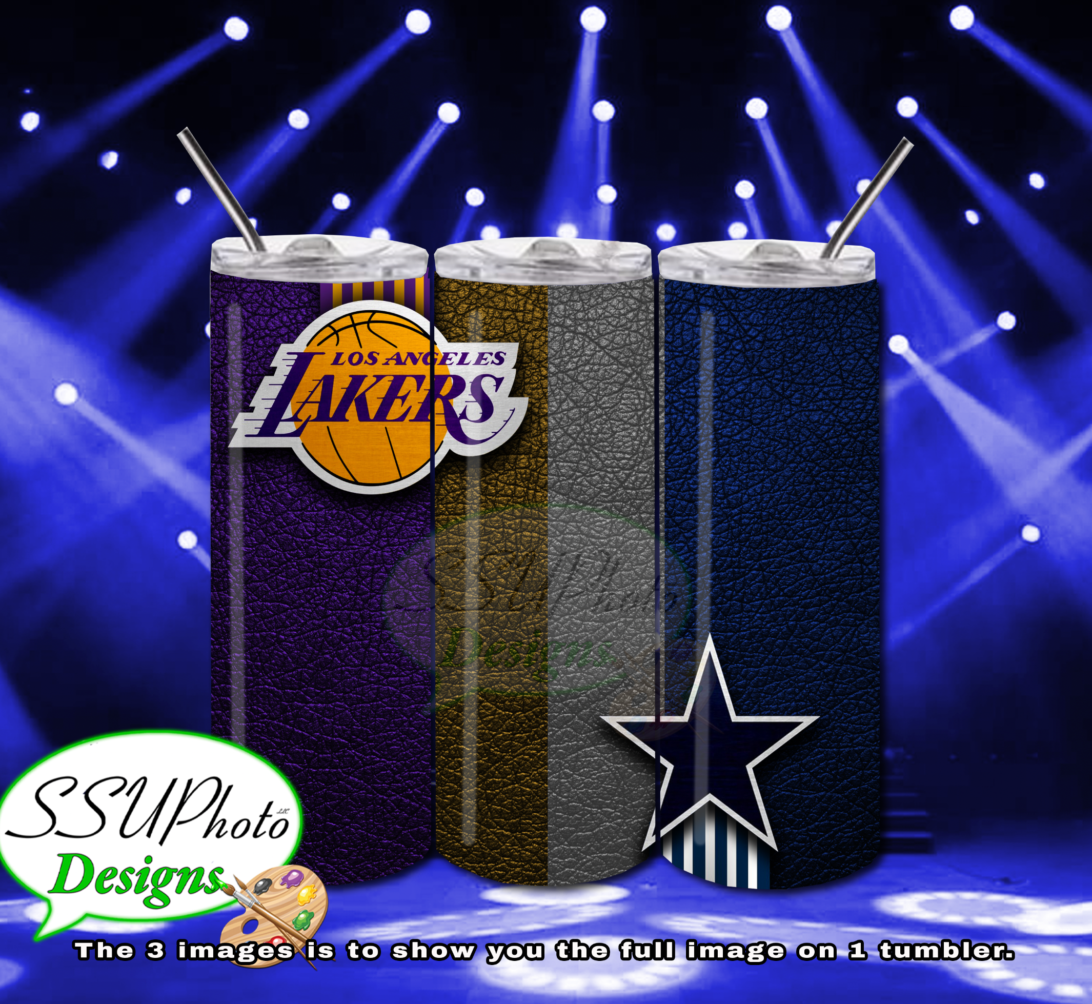 Lakerboys 20 OZ Skinny TumblerD Digital Design