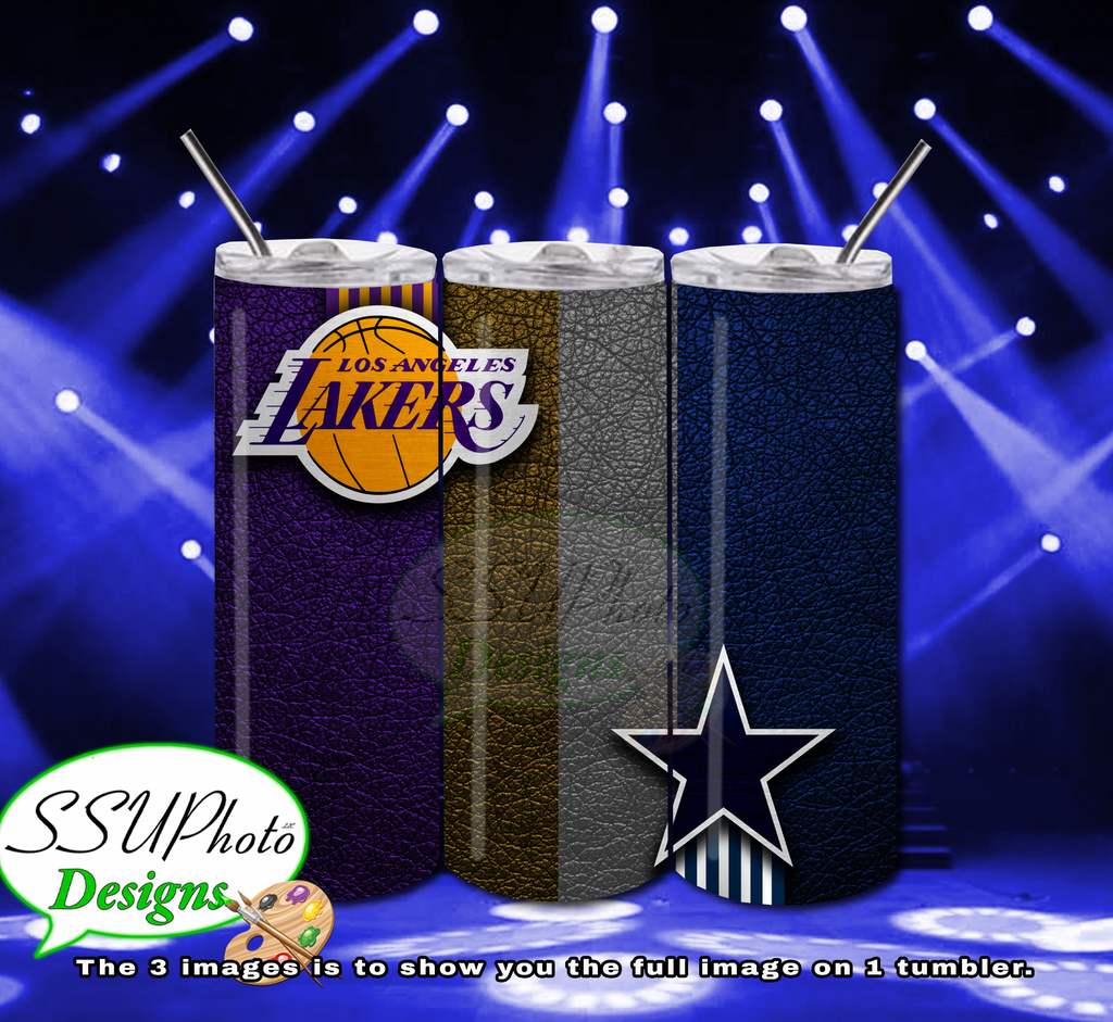 Lakerboys 20 OZ Skinny TumblerD Digital Design