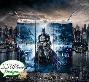 Bman Collection 20 OZ Skinny TumblerD Digital Design
