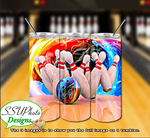 Bowling Collection 20 OZ Skinny TumblerD Digital Design