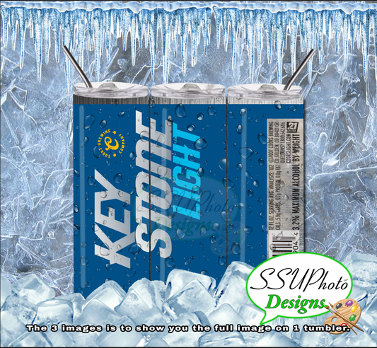 Key Stone  20 OZ Skinny TumblerD Digital Design