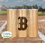 Baseball Bat Complete Set 20 OZ Skinny TumblerD Digital Design