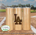 Baseball Bat Complete Set 20 OZ Skinny TumblerD Digital Design