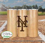 Baseball Bat Complete Set 20 OZ Skinny TumblerD Digital Design