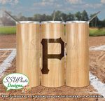 Baseball Bat Complete Set 20 OZ Skinny TumblerD Digital Design