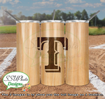 Baseball Bat Complete Set 20 OZ Skinny TumblerD Digital Design