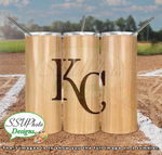 Baseball Bat Complete Set 20 OZ Skinny TumblerD Digital Design