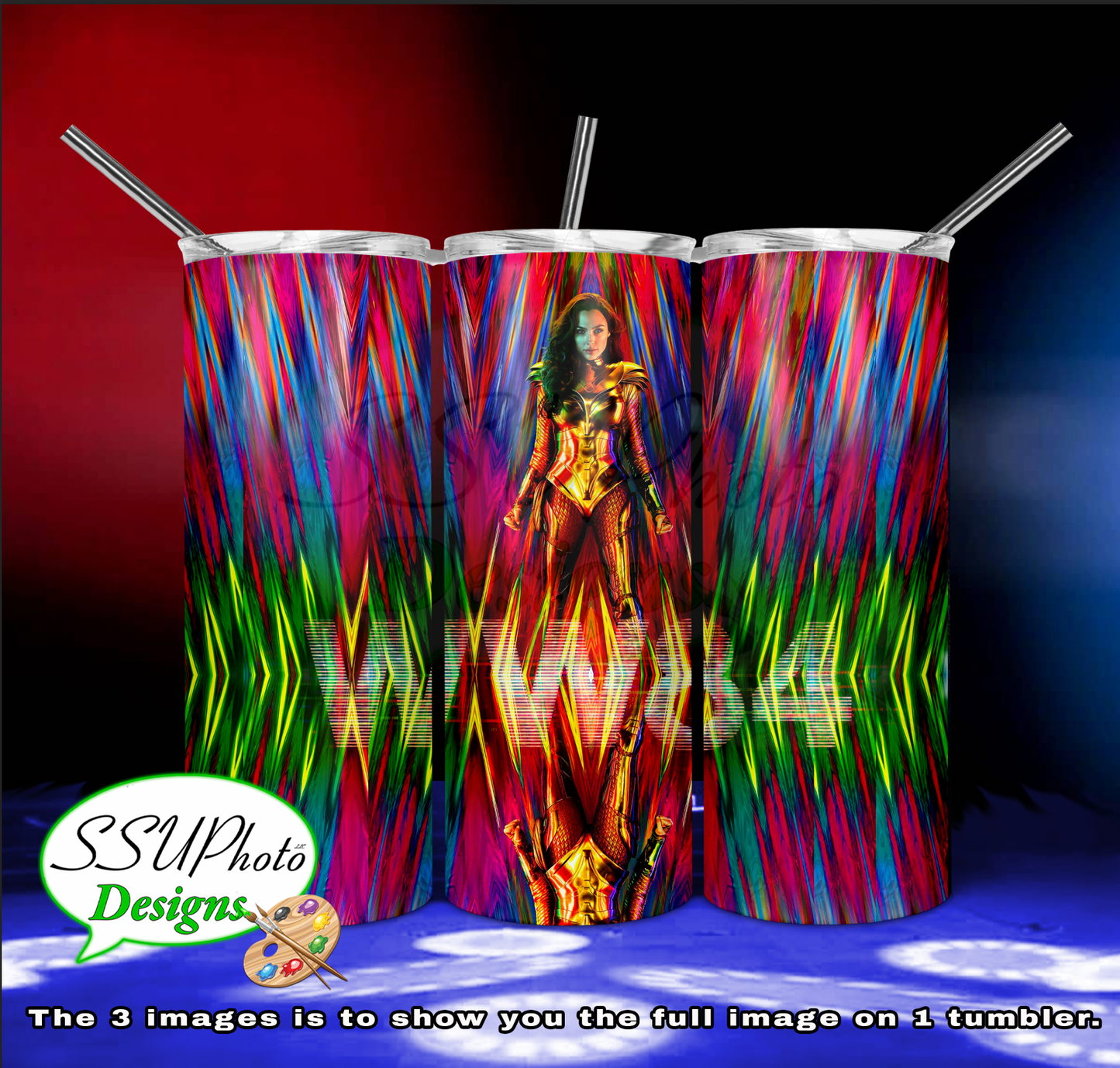 WW84 Collection 20 OZ Skinny TumblerD Digital Design