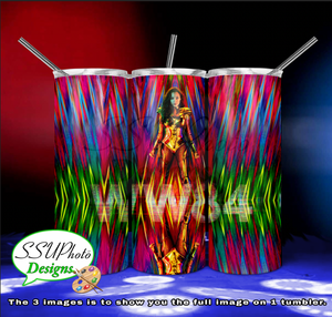 WW84 Collection 20 OZ Skinny TumblerD Digital Design
