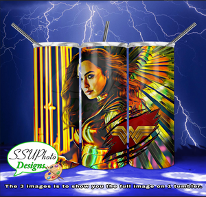WW84 Collection 20 OZ Skinny TumblerD Digital Design