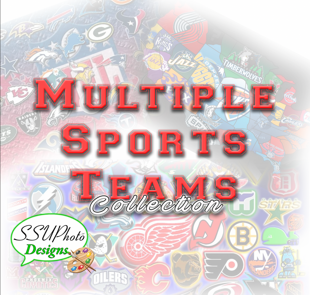 Multiple Teams Collection 20 OZ Skinny TumblerD Digital Design