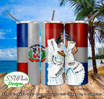 Spanish Dancer Girl  20 OZ Skinny TumblerD Digital Design