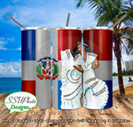 Spanish Dancer Girl  20 OZ Skinny TumblerD Digital Design