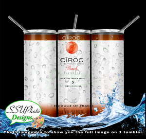 CIROC VODKA Collection 20 OZ Skinny Tumbler Straight Digital