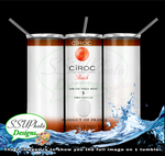 CIROC VODKA Collection 20 OZ Skinny Tumbler Straight Digital