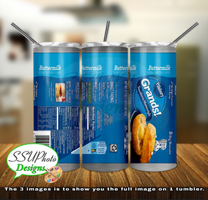 Grands  20 OZ Skinny TumblerD Digital Design