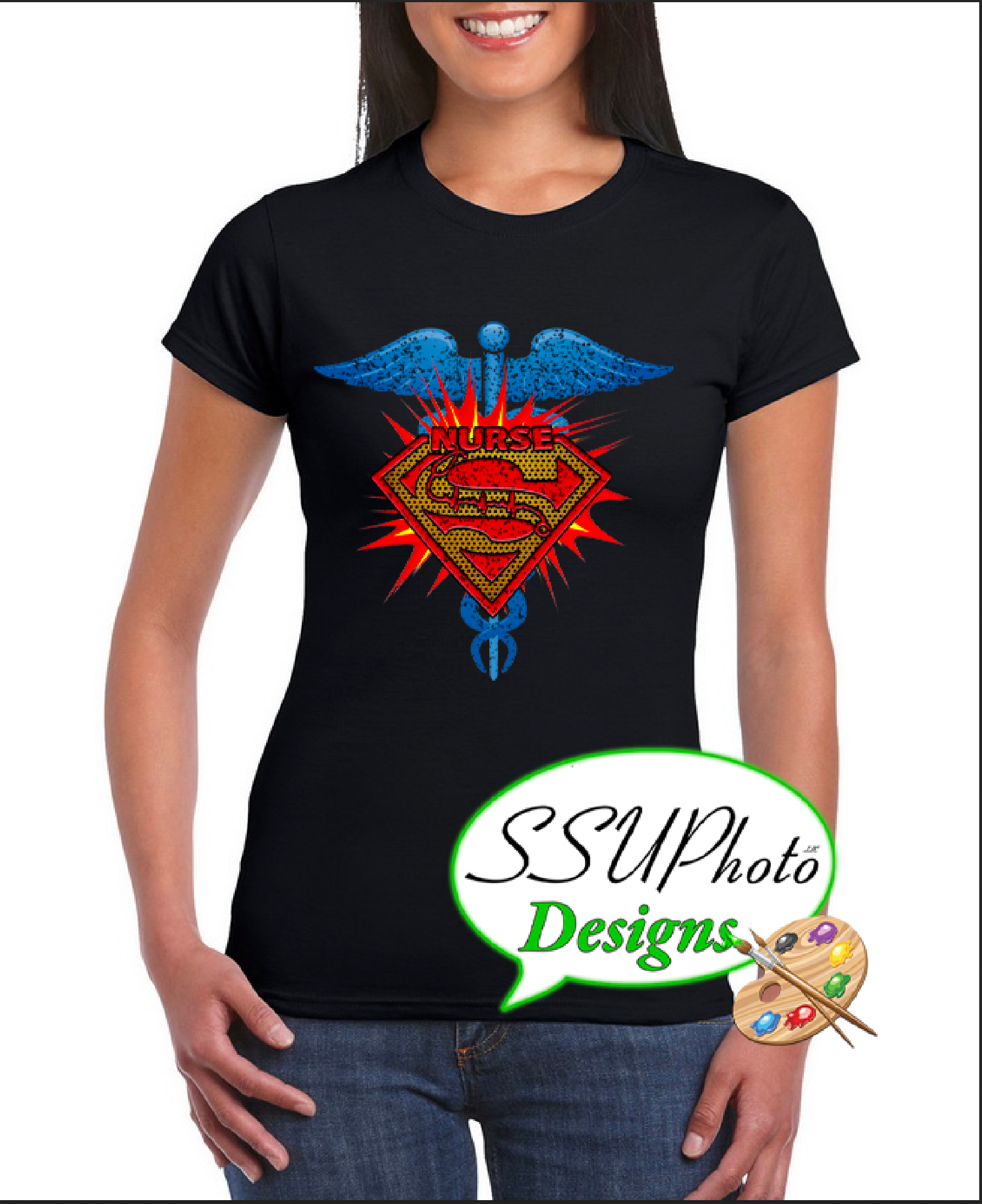 Super Nurse Shirt Design Digital Design