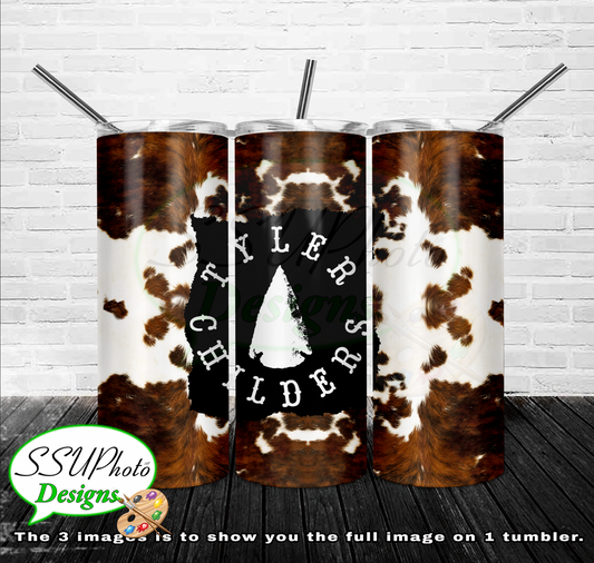 Morgan Wallen & Tyler Childers 20 OZ Skinny TumblerD Digital Design