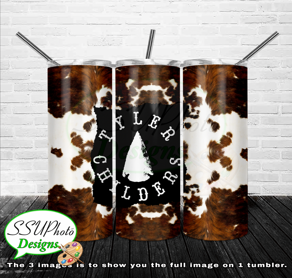Morgan Wallen & Tyler Childers 20 OZ Skinny TumblerD Digital Design