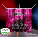 Fast 9 Collection  20 OZ Skinny TumblerD Digital Design