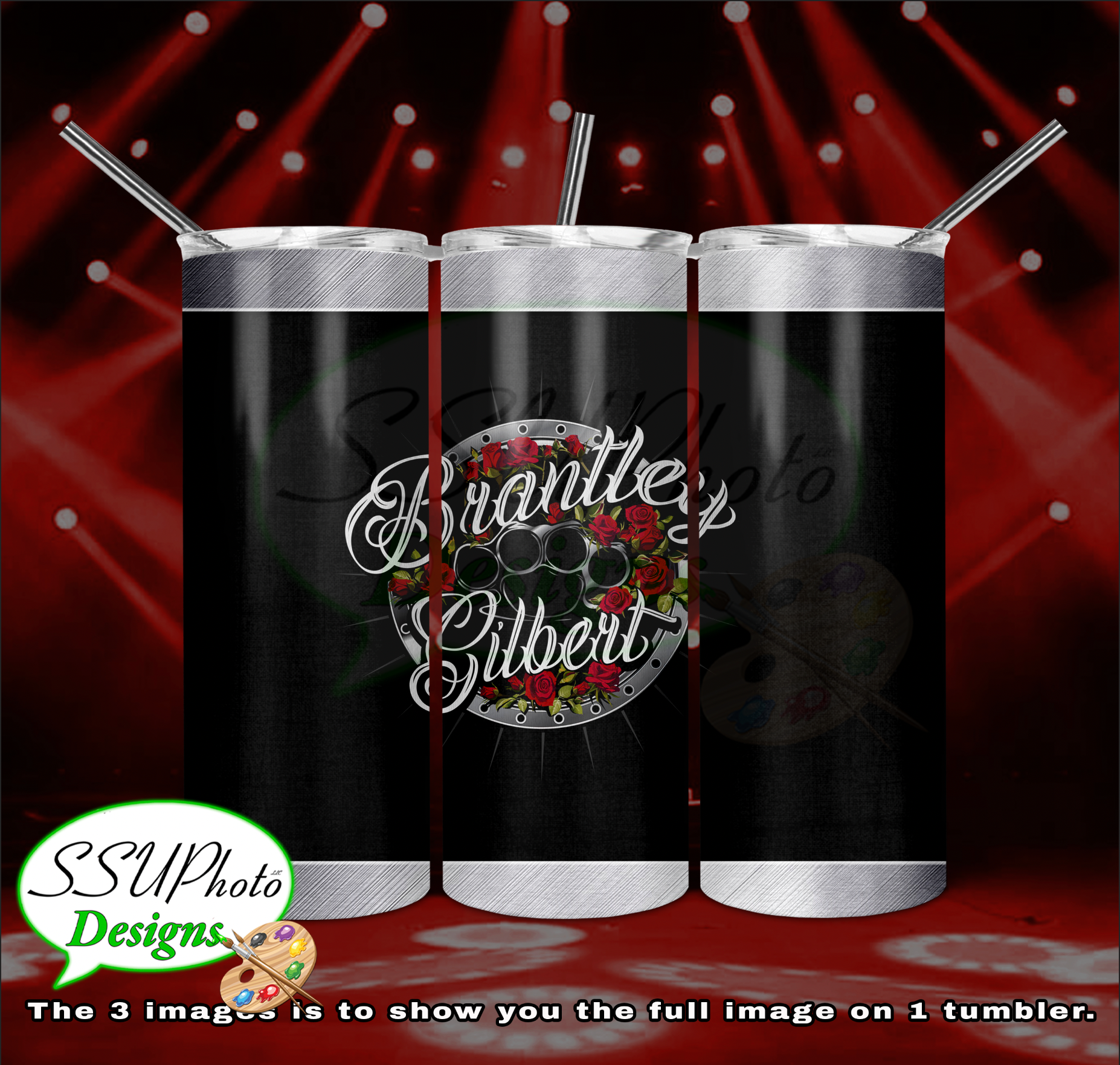 Brantley G Collection  20 OZ Skinny TumblerD Digital Design